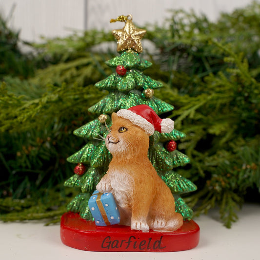 Cat with Christmas Tree Ornament - Christmas Place