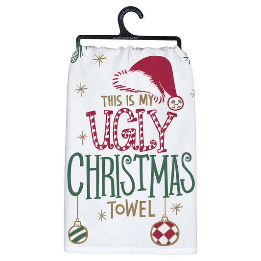 Ugly Christmas Dish Towel
