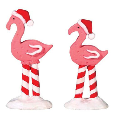 Village Pink Flamingos - Christmas Place
