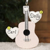 Glitter Guitar Ornament