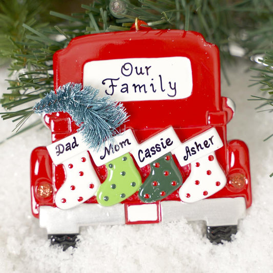 Traveling Christmas Day Family of 4