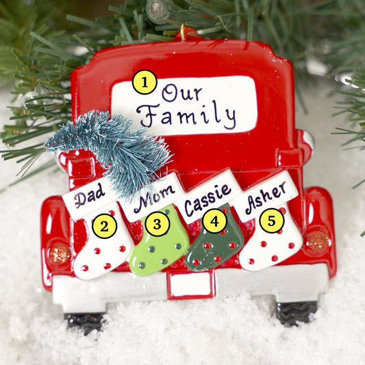 Traveling Christmas Day Family of 4