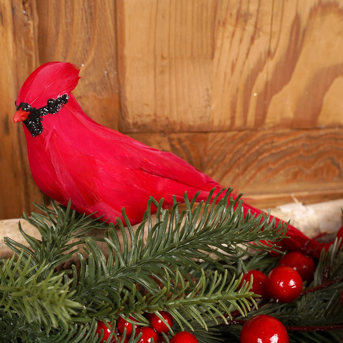 Christmas Cardinal Decor with Clip Christmas Place