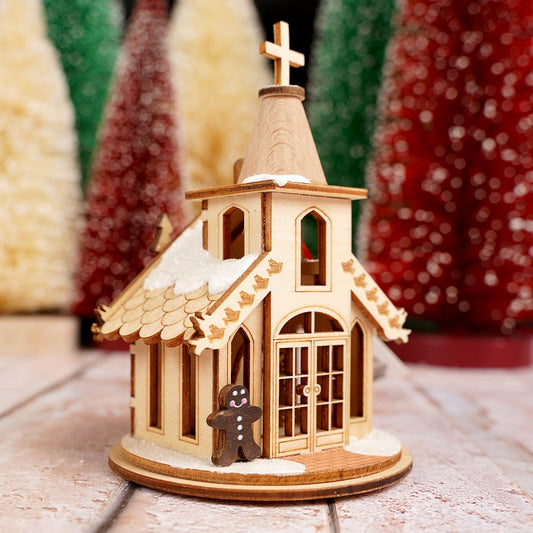 Wedding Chapel Ornament - Christmas Place