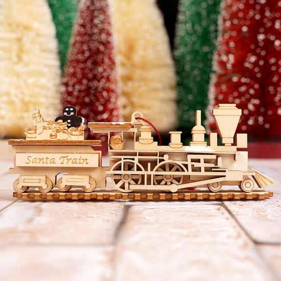 Santa Train Ornament - Christmas Place