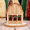 Reindeer Barn Ornament - Christmas Place