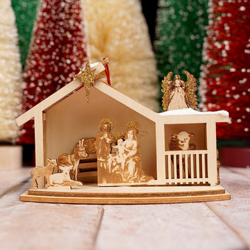 Ginger Cottage Nativity Ornament - Christmas Place