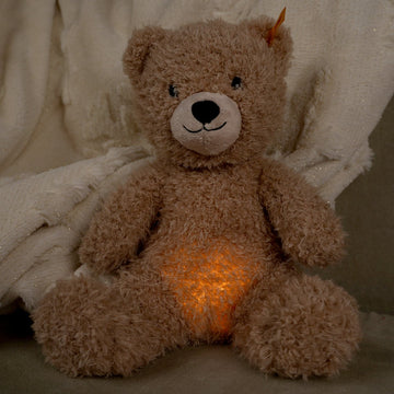 11IN LIGHT AT NIGHT CASPAR TEDDY BEAR - Christmas Place