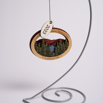 Smoky Mountains Wood Ornament