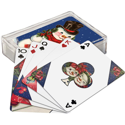 Snowman Playing Cards - Christmas Place