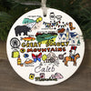 Smoky Mountain Personalized Ornament
