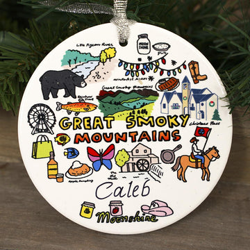 Smoky Mountain Personalized Ornament