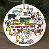 Smoky Mountain Personalized Ornament