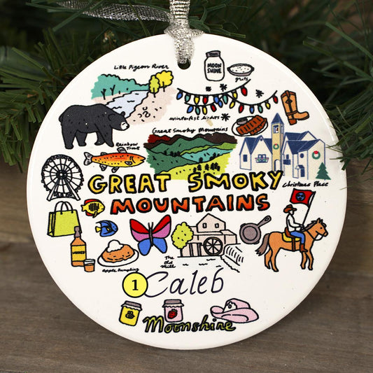 Smoky Mountain Personalized Ornament