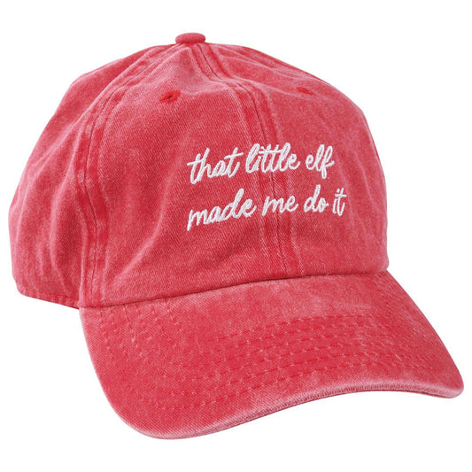 Little Elf Made Me Do It Hat