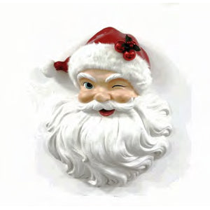 Red Retro Santa Face