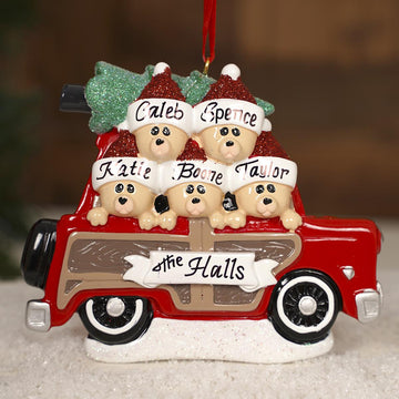 Woody Wagon Family Of 5