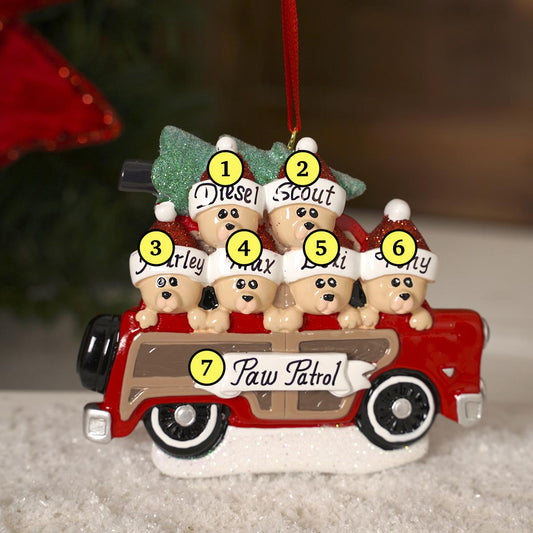 Woody Wagon Family Of 6