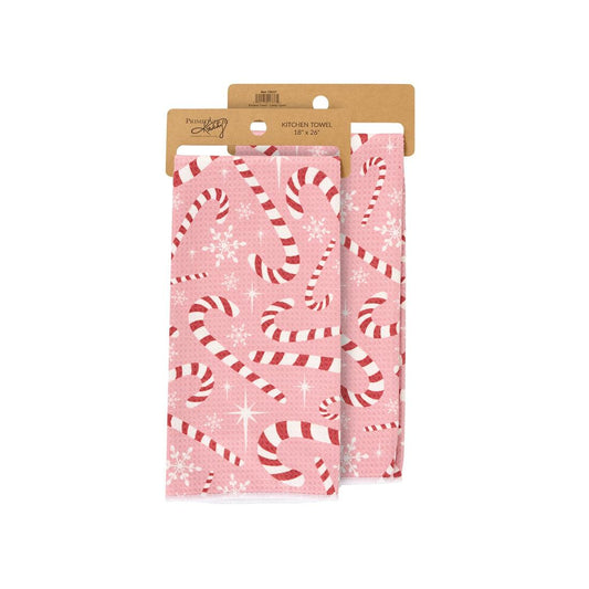 Candy Canes Kitchen Towel