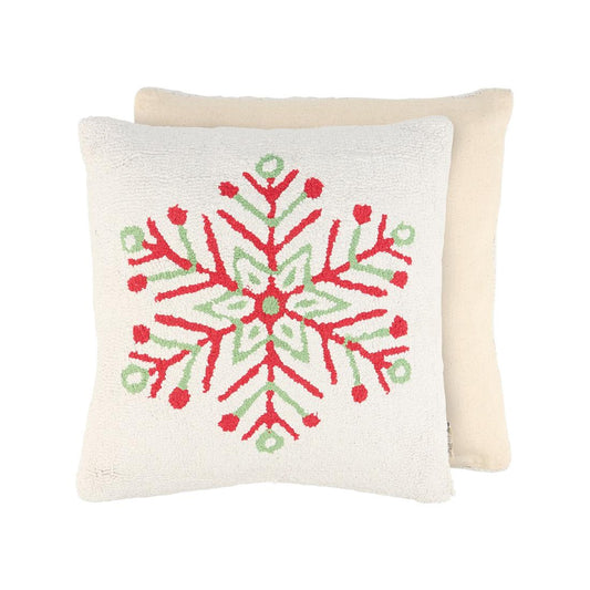 Bright Snowflake Pillow