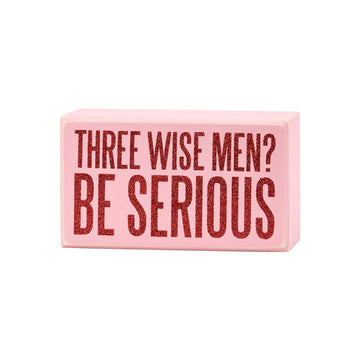 Three Wise Men Box Sign