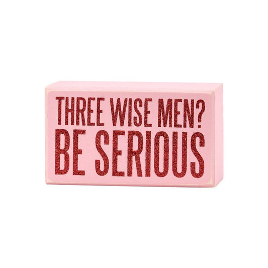 Three Wise Men Box Sign