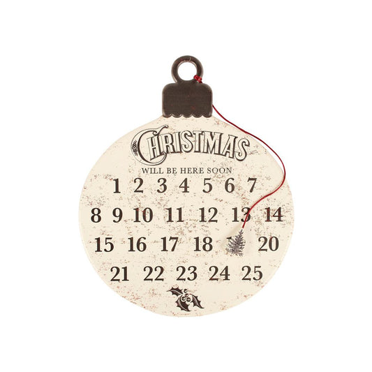 Vintage Christmas Wall Countdown