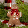 Glass Gingerbread Man Tree Ornament - Christmas Place
