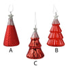 Glass Red Tree Ornament - Christmas Place