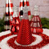 Glass Red Tree Ornament - Christmas Place