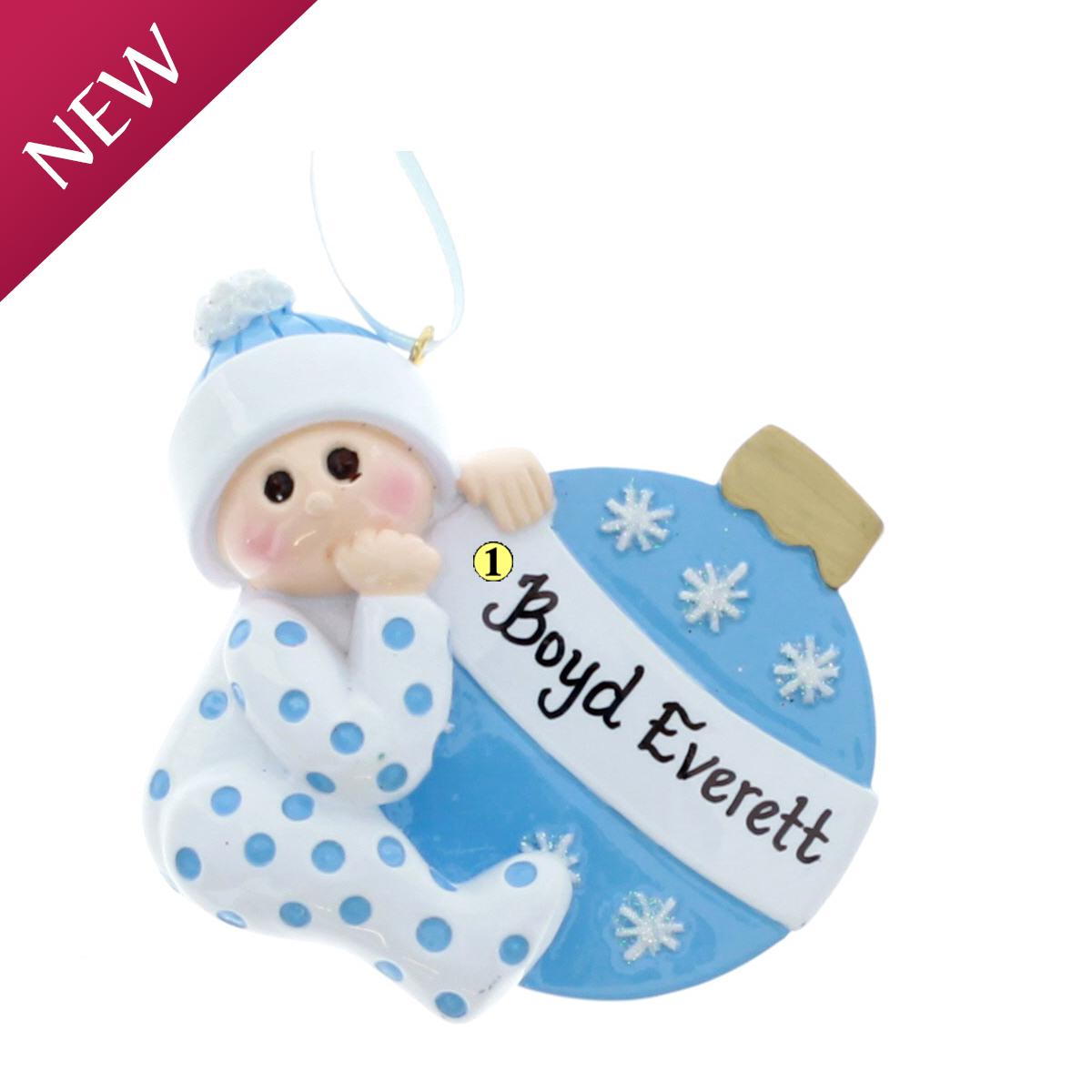 Baby Boy Ornament - Christmas Place