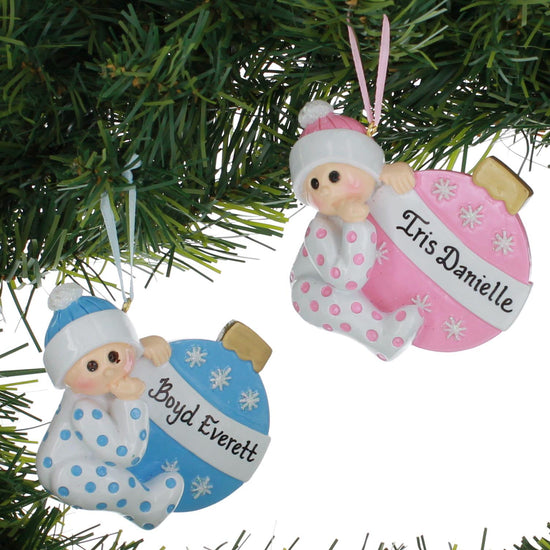Baby Girl Ornament - Christmas Place