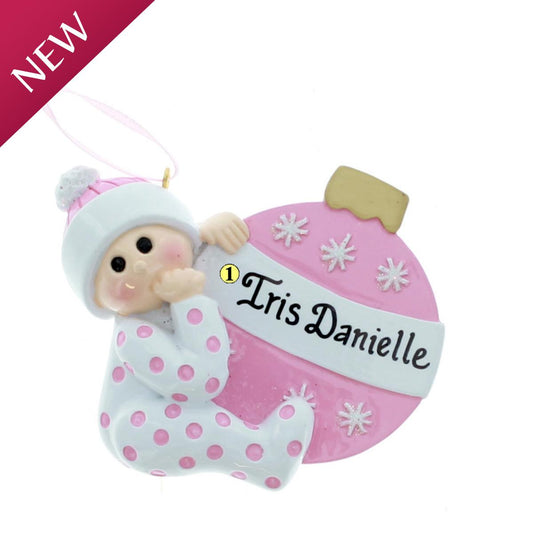 Baby Girl Ornament