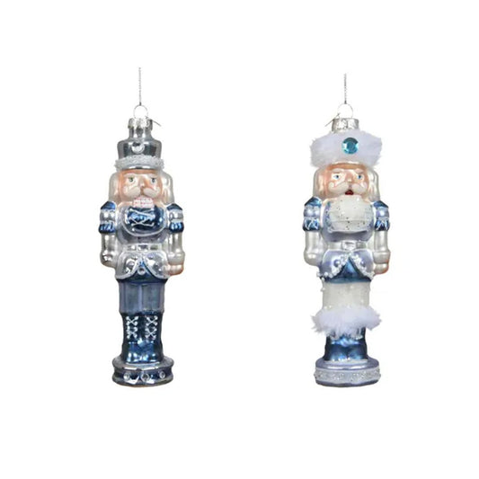 Blue Nutcracker Ornament - Christmas Place