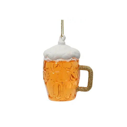 Glass Beer Mug Ornament - Christmas Place