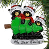 Family of 3 Black Bear Tree Shopping