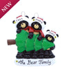 Family of 3 Black Bear Tree Shopping