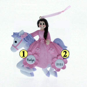 Princess Riding Her Unicorn