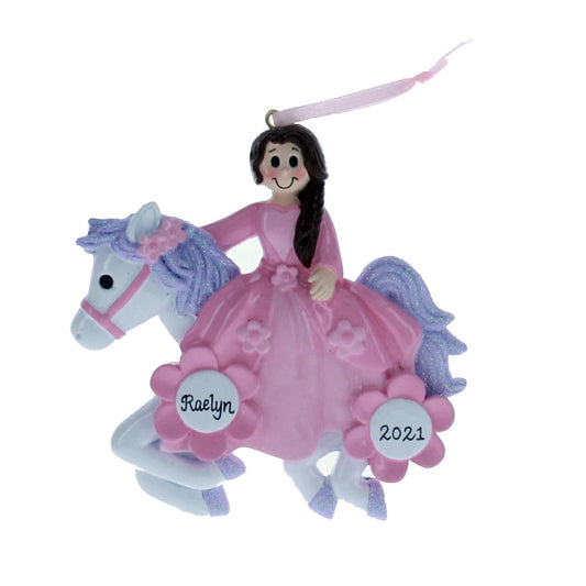 Princess Riding Her Unicorn - Christmas Place