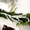 50 Inch White Ilex Berry Spray - Christmas Place