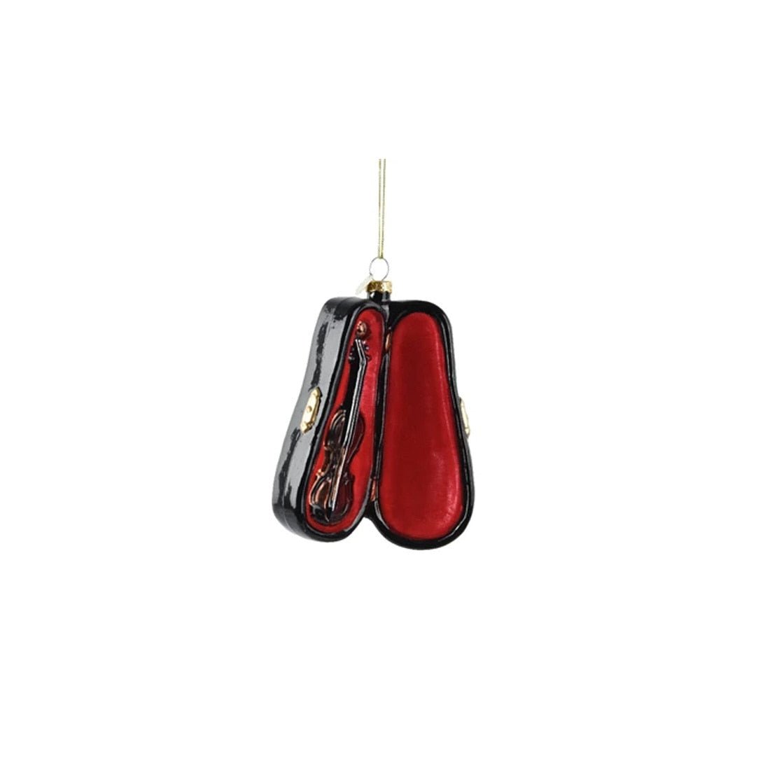 Glass Instrument Case Ornament - Christmas Place