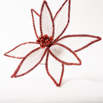 White Jester Chenille Tinsel