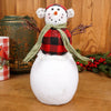 13Inch Plaid Snowman - Christmas Place