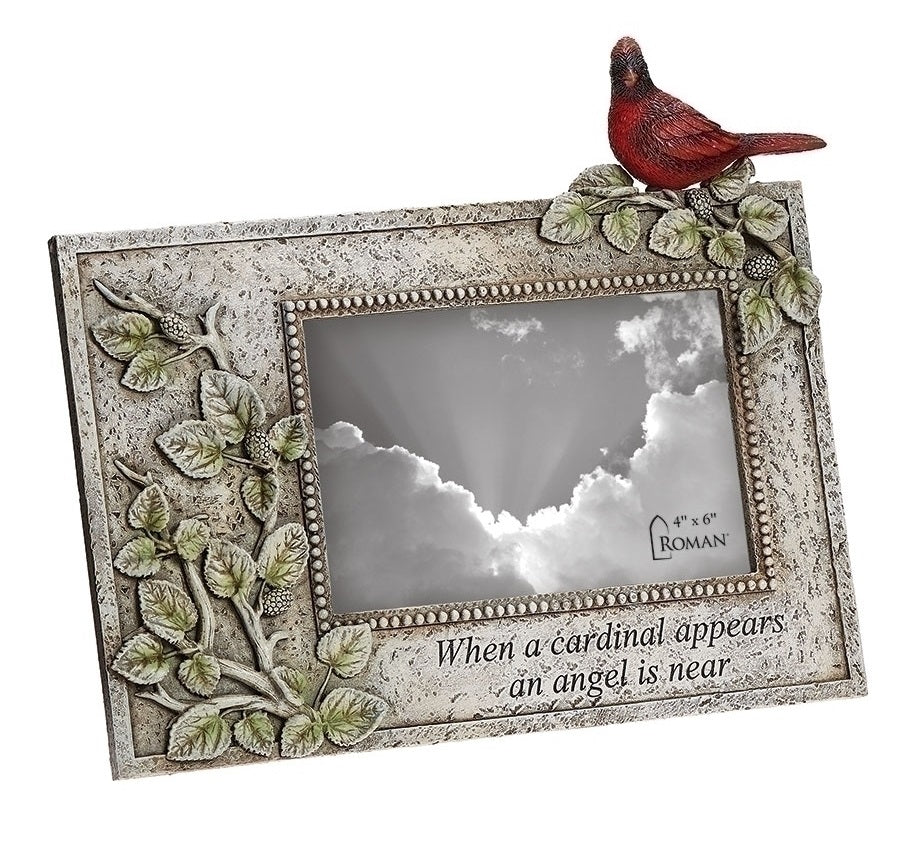 4x6 Cardinal Memorial Frame - Christmas Place