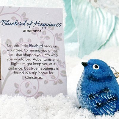 Bluebird of Happiness Ornament - Christmas Place