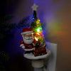 Rudolph with Santa Christmas Tree Nightlight - Christmas Place