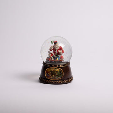 Santa With Train Waterball