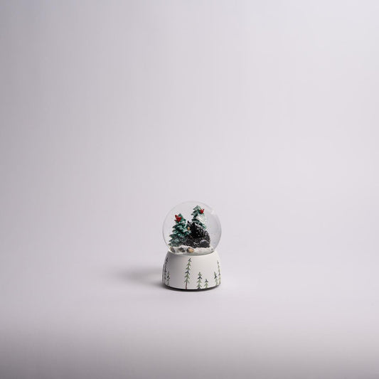 Black Bear With Cardinals Waterball