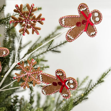 Felt Gingerbread Pick