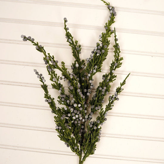 22IN Juniper Berry Spray - Christmas Place